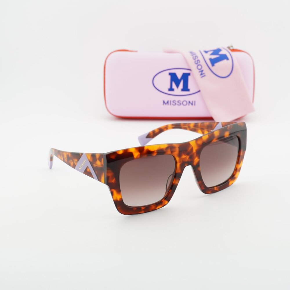 Missoni MIS 0153/S 0C9B HA Square Sunglasses - Havana/Brown